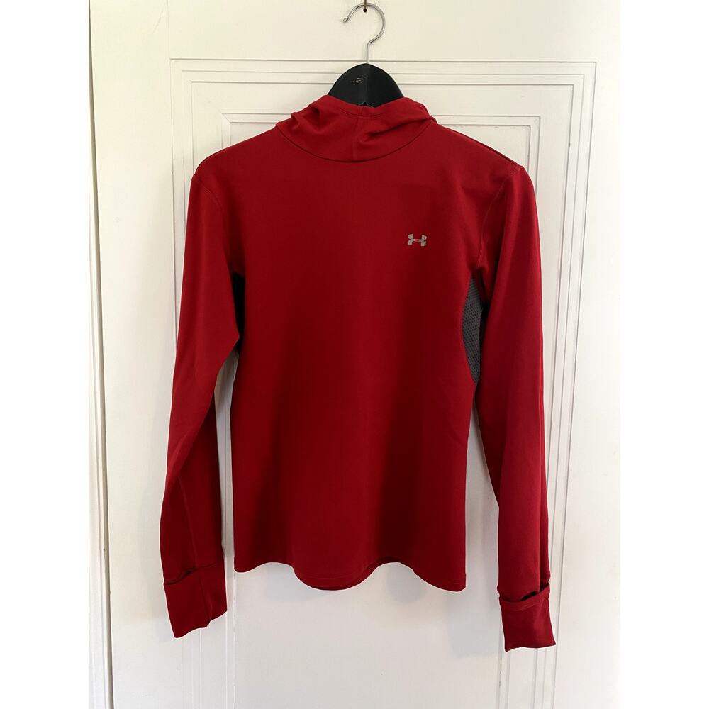 Under Armour Women's Red High Neck Athletic Shirt